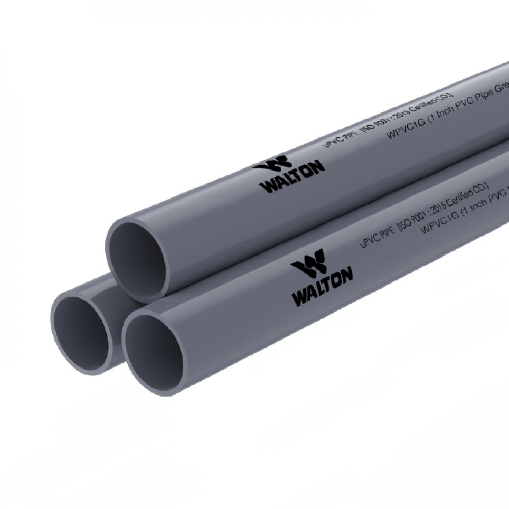 WUPVC1G 1 Inch PVC Pipe Grey 